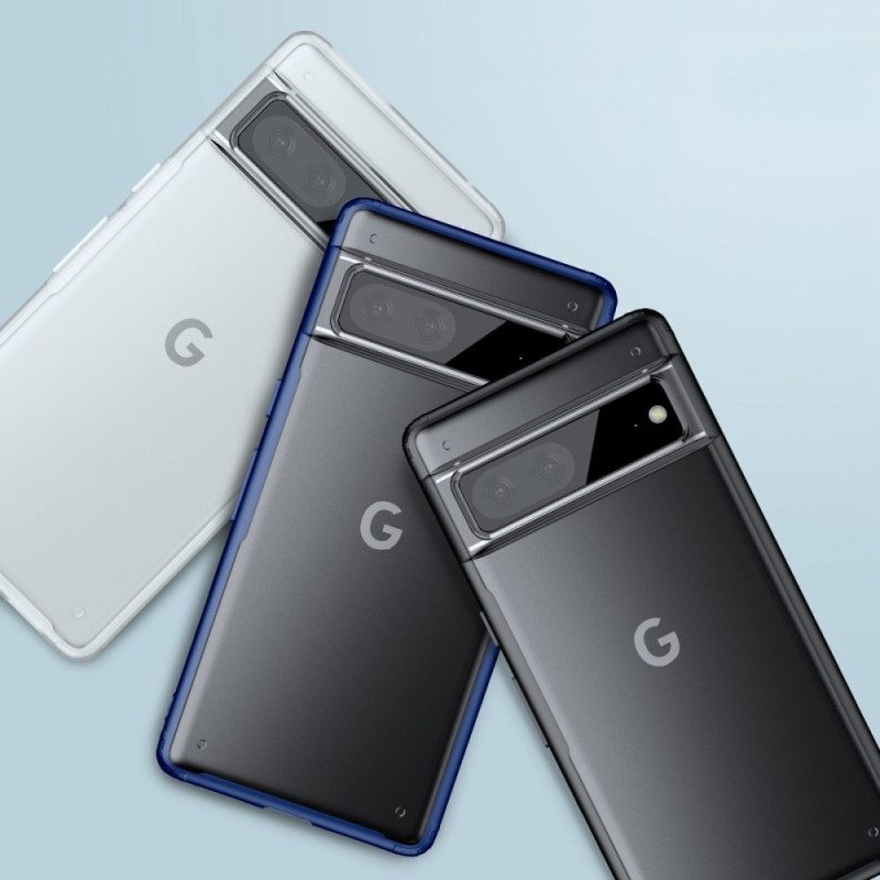 Kuori Google Pixel 7 Läpinäkyvät Silikonireunat