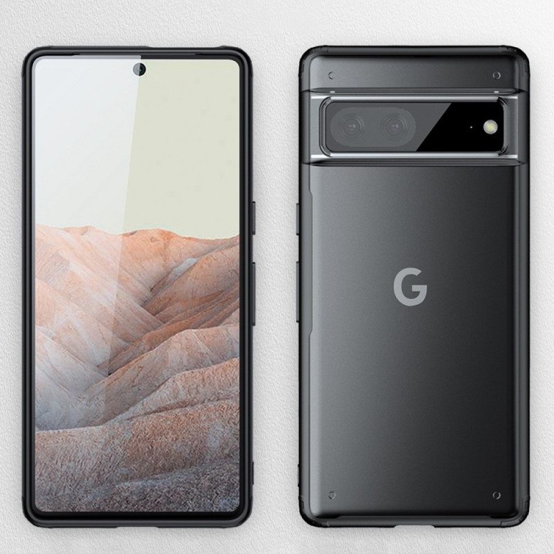 Kuori Google Pixel 7 Läpinäkyvät Silikonireunat