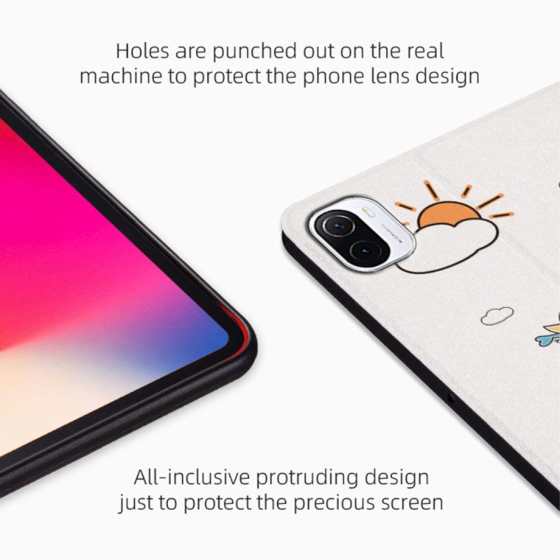 Case Xiaomi Pad 5 Söpö Keinonahkainen Pentu