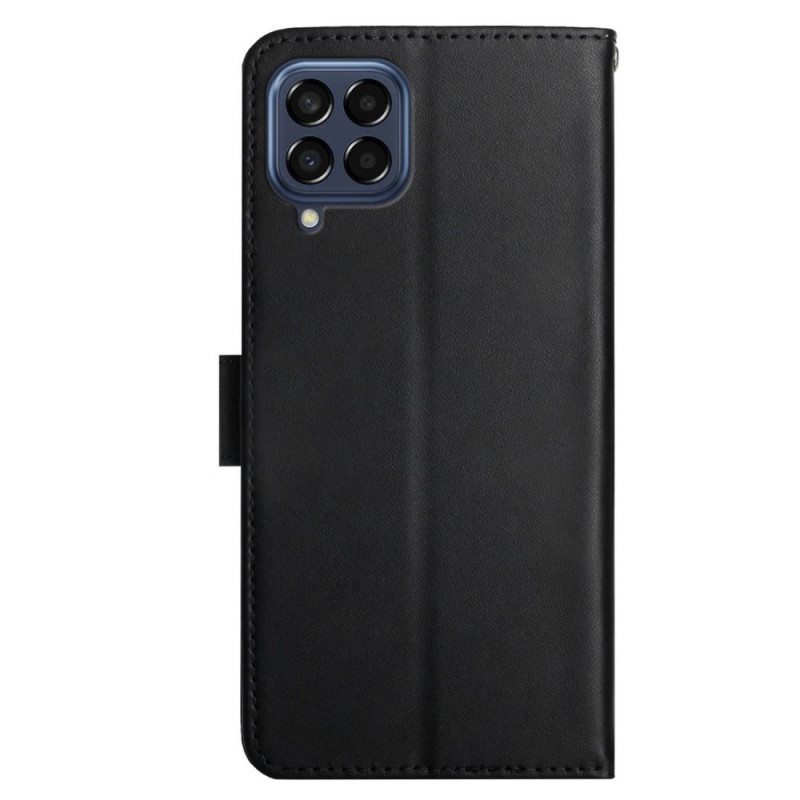 Flip Case Samsung Galaxy M33 5G Aitoa Nappan Nahkaa