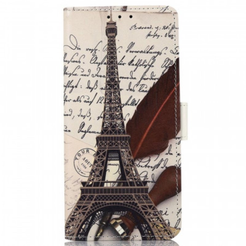 Kotelot Samsung Galaxy M33 5G Runollinen Eiffel-torni