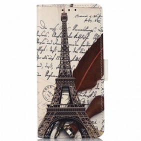 Kotelot Samsung Galaxy M33 5G Runollinen Eiffel-torni