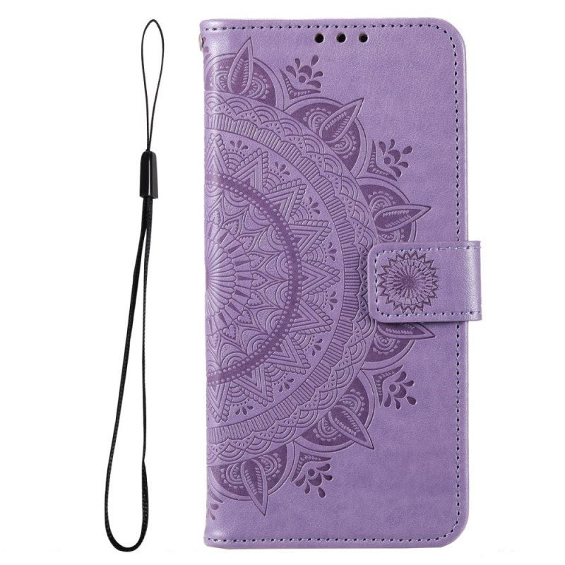 Kotelot Samsung Galaxy M33 5G Suojaketju Kuori Strappy Sun Mandala