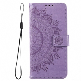 Kotelot Samsung Galaxy M33 5G Suojaketju Kuori Strappy Sun Mandala