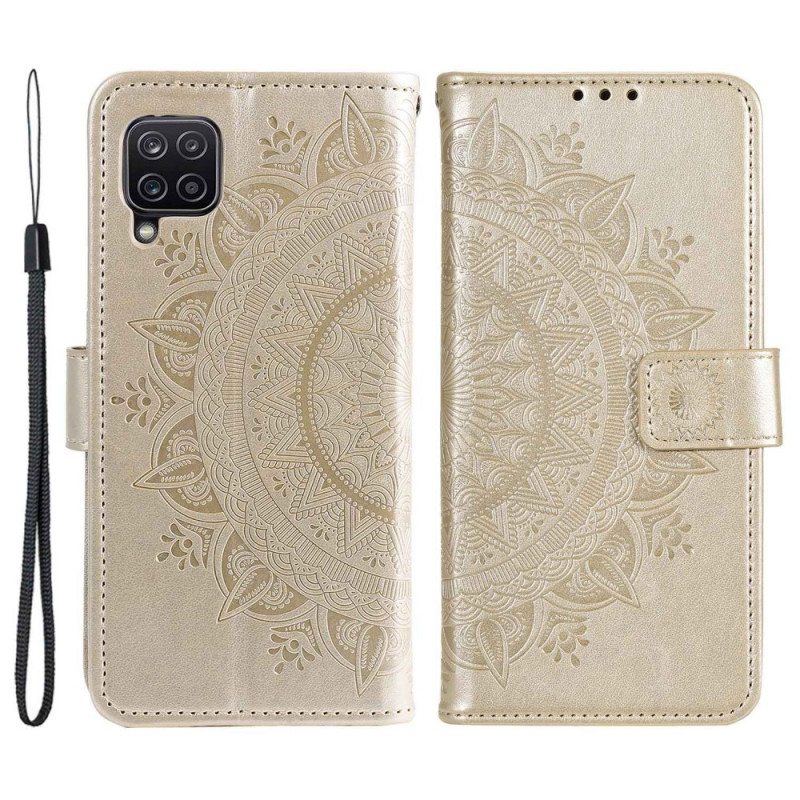 Kotelot Samsung Galaxy M33 5G Suojaketju Kuori Strappy Sun Mandala