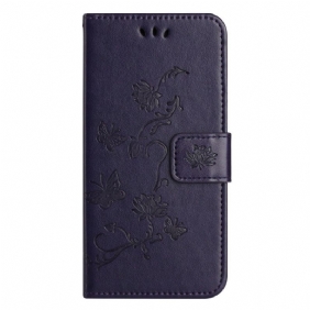 Kotelot Xiaomi Redmi Note 13 5g Strap Flowers Suojakuori