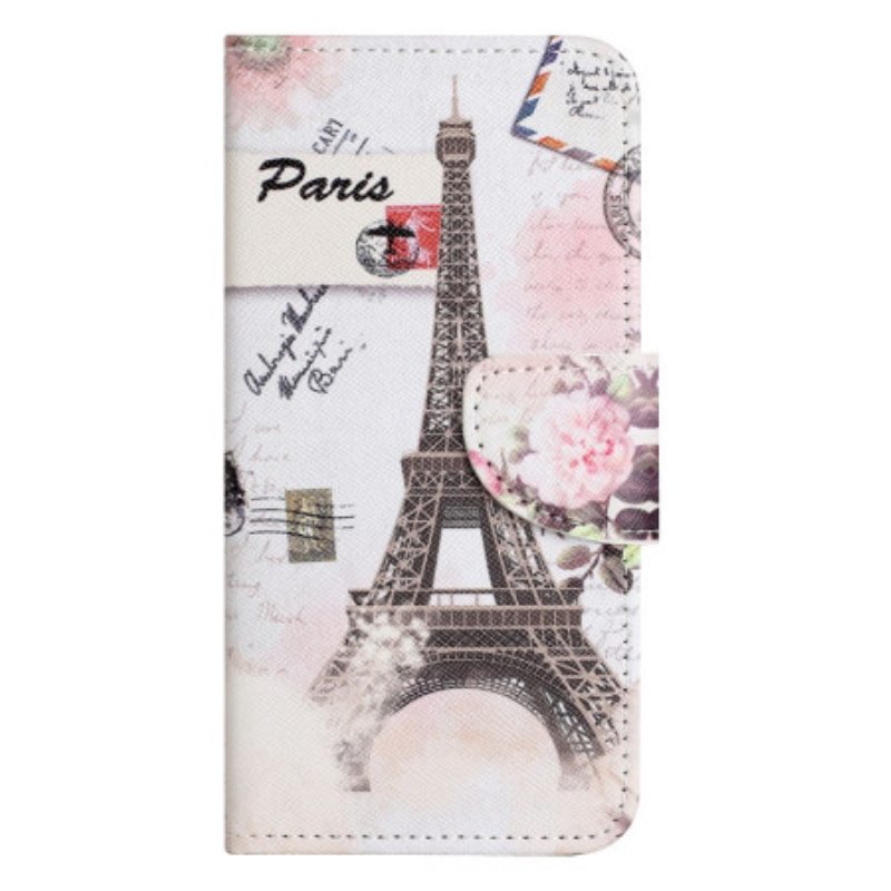 Kotelot Xiaomi Redmi Note 13 5g Vintage Eiffel-torni