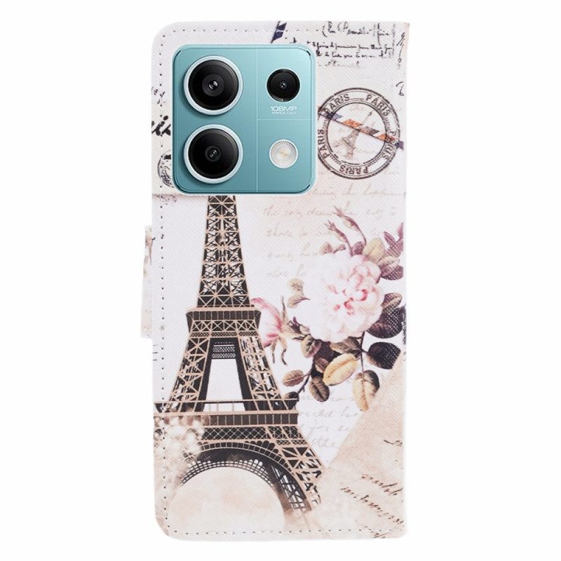 Kotelot Xiaomi Redmi Note 13 5g Vintage Eiffel-torni