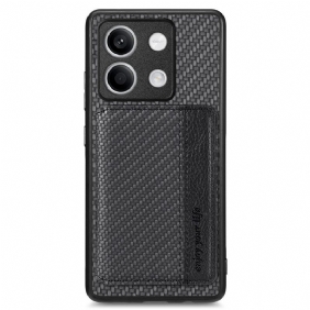 Kuori Xiaomi Redmi Note 13 5g Carbon Fiber Texture -korttipidike