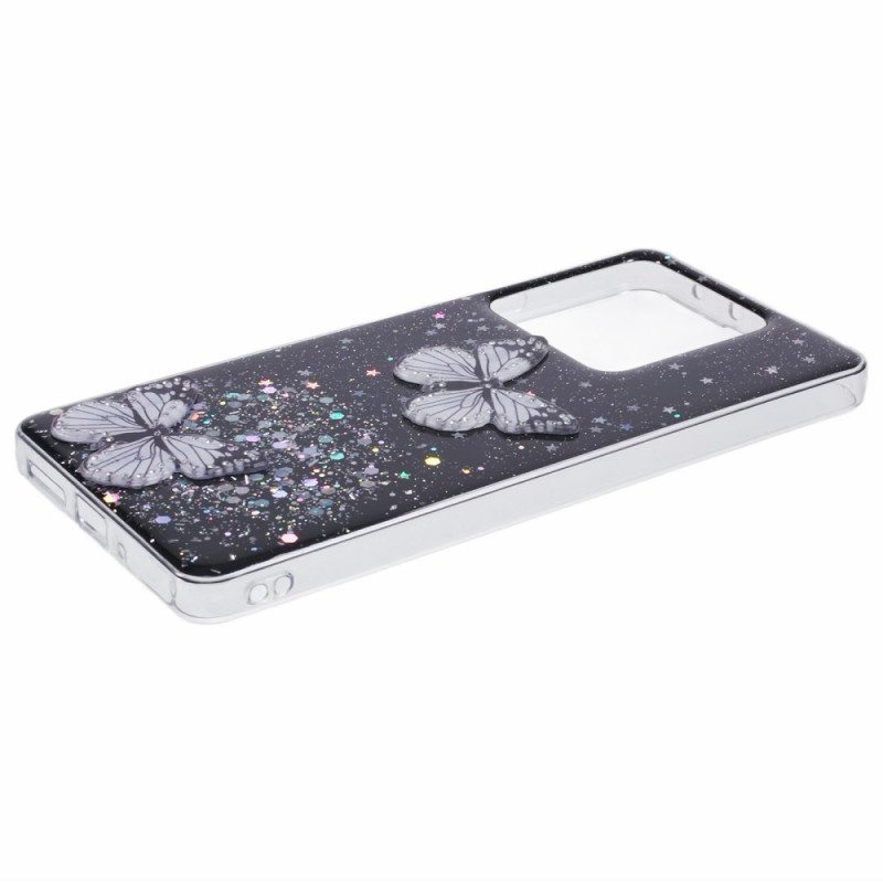 Kuori Xiaomi Redmi Note 13 5g Perhoset Glitter