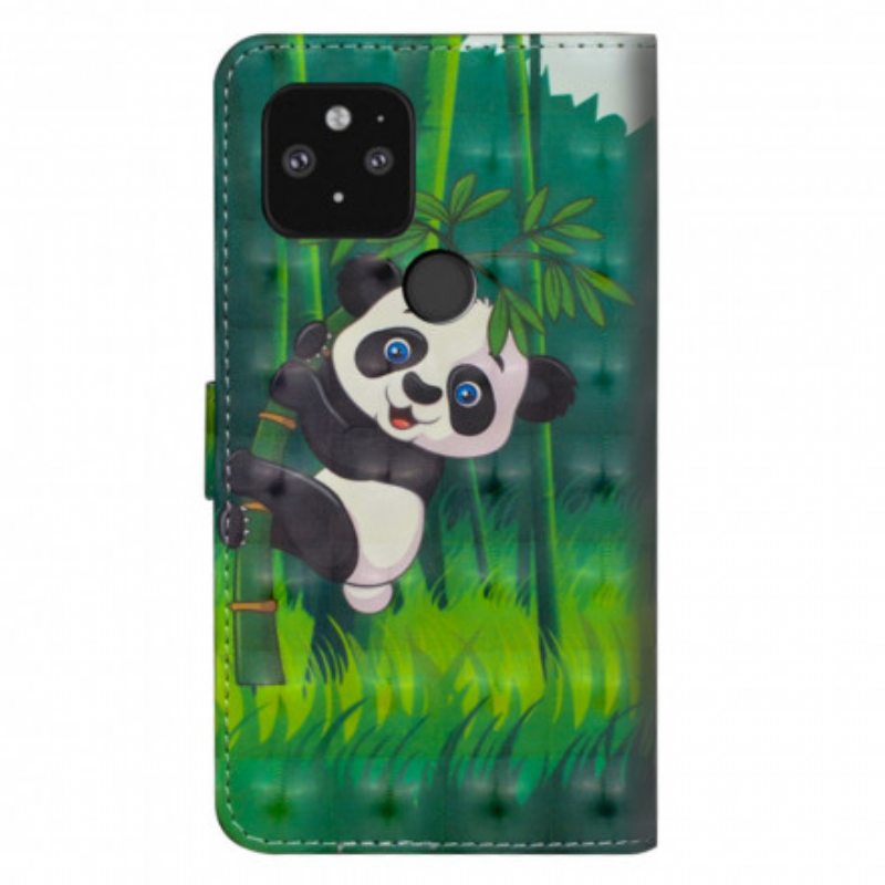 Kotelot Google Pixel 5 Panda Ja Bambu