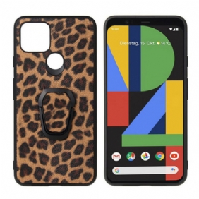 Kuori Google Pixel 5 Leopard-tyylinen Rengastuki