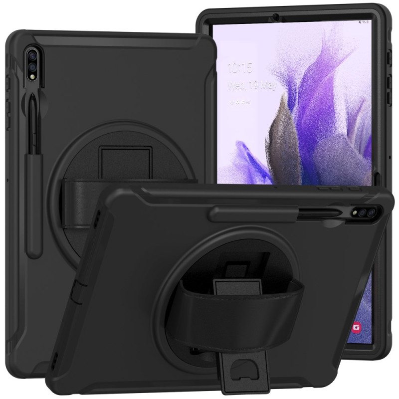 Case Samsung Galaxy Tab S9 Plus Puhelinkuoret Kääntyvä Tuki Ja Manuaalinen Hihna