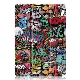 Samsung Galaxy Tab S9 Plus Läpinäkyvä Graffiti-selkä