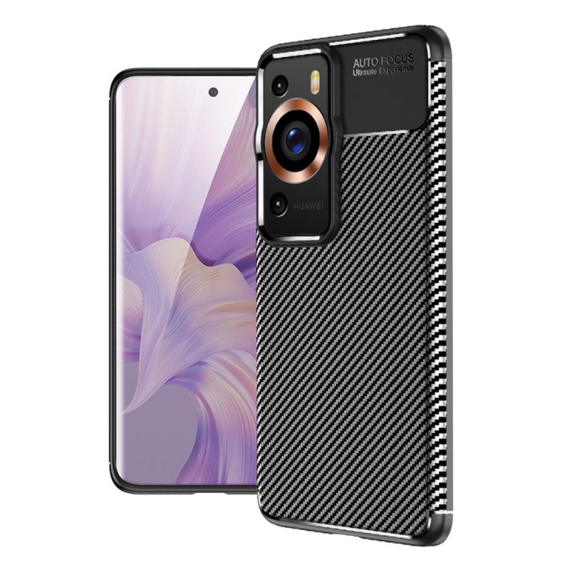 Case Huawei P60 Pro Joustava Hiilikuitu