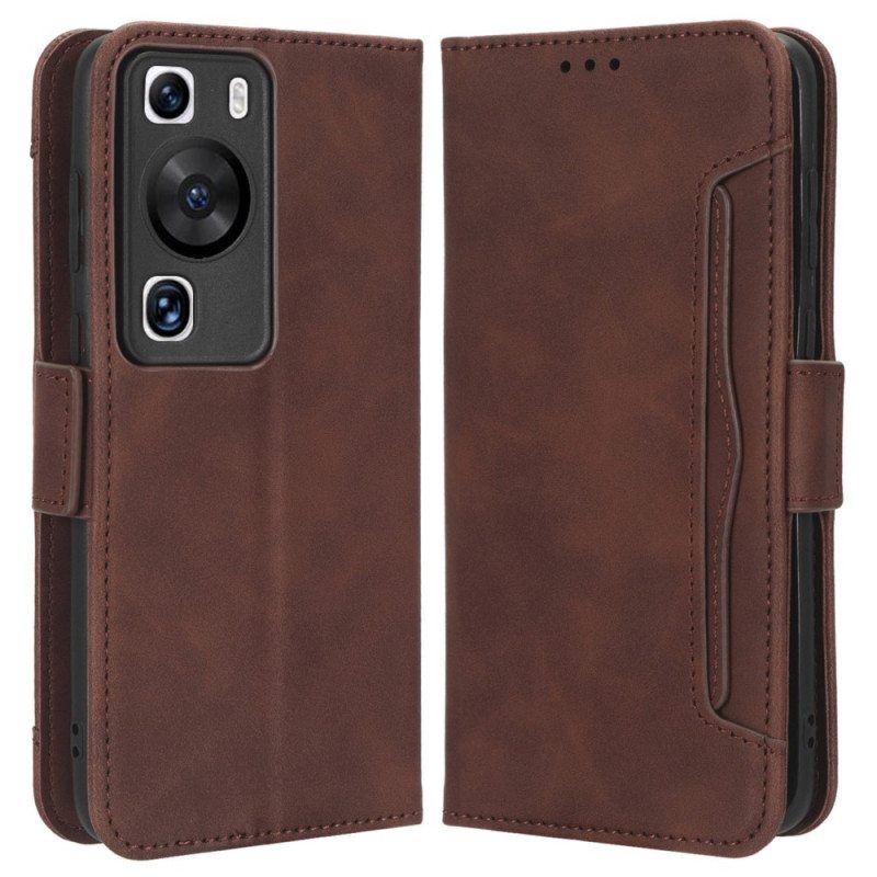 Flip Case Huawei P60 Pro Useita Kortteja