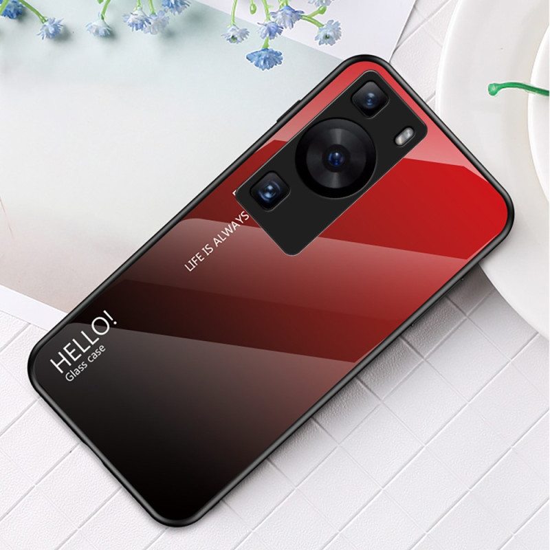 Kuori Huawei P60 Pro Hello Tempered Glass