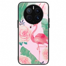 Kuori Huawei Mate 50 Pro Flamingo Karkaistu Lasi