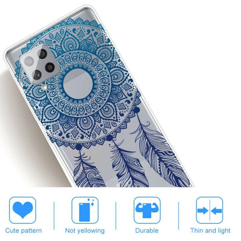 Case Samsung Galaxy A42 5G Yksikukkainen Mandala