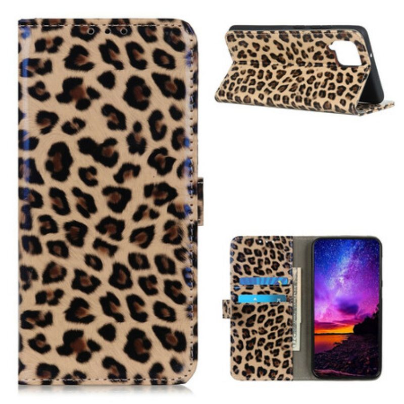 Flip Case Samsung Galaxy A42 5G Leopardi