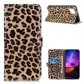 Flip Case Samsung Galaxy A42 5G Leopardi