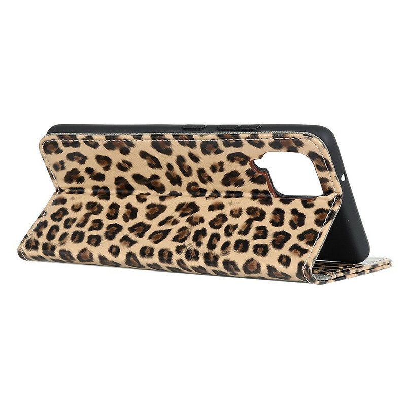 Flip Case Samsung Galaxy A42 5G Leopardi