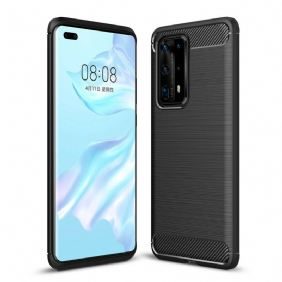 Case Huawei P40 Pro Plus Harjattua Hiilikuitua