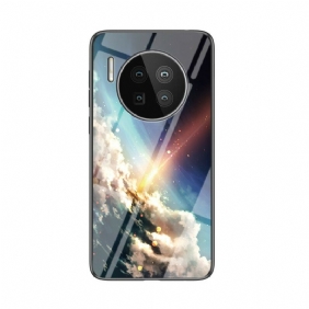 Case Huawei Mate 40 Pro Täysvärinen Karkaistu Lasi