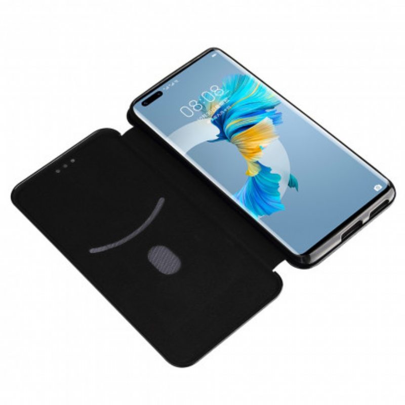 Puhelinkuoret Huawei Mate 40 Pro Kotelot Flip Hiilikuitu