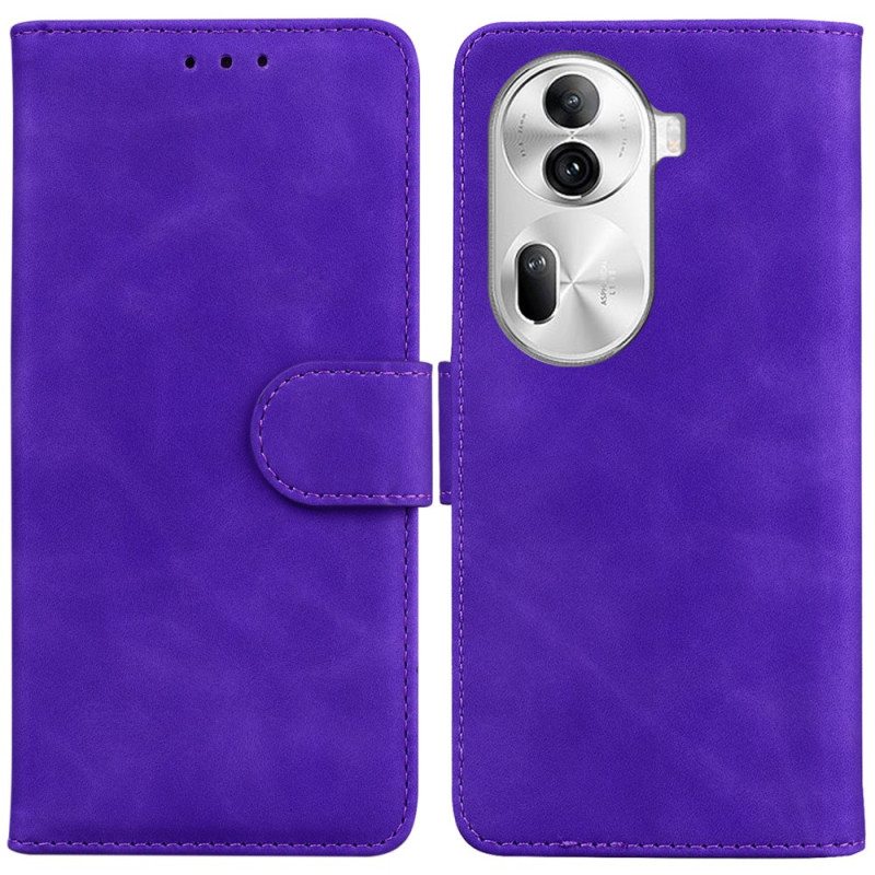 Kotelot Oppo Reno 11 Pro 5g Couture Leather Effect Suojakuori