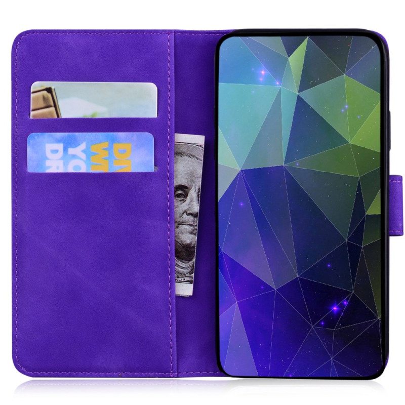 Kotelot Oppo Reno 11 Pro 5g Couture Leather Effect Suojakuori