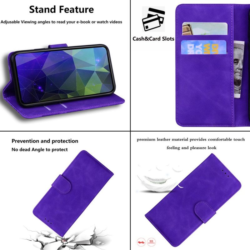 Kotelot Oppo Reno 11 Pro 5g Couture Leather Effect Suojakuori