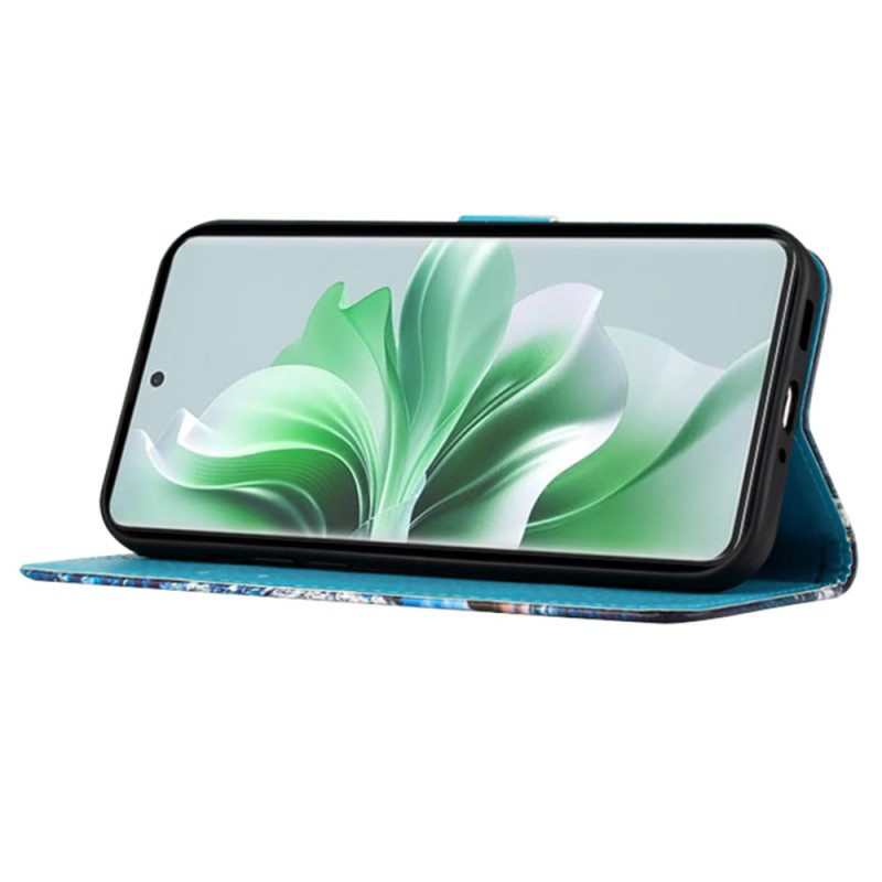 Kotelot Oppo Reno 11 Pro 5g Kukkamandala Hihnalla