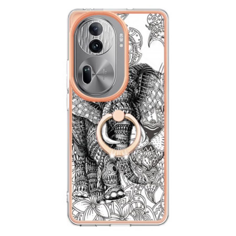 Kuori Oppo Reno 11 Pro 5g Elephant Totem Support Ring Suojakuori