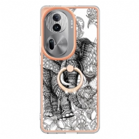 Kuori Oppo Reno 11 Pro 5g Elephant Totem Support Ring Suojakuori