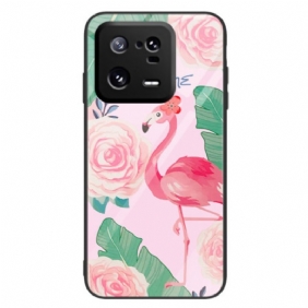 Case Xiaomi 13 Pro Flamingo Karkaistu Lasi