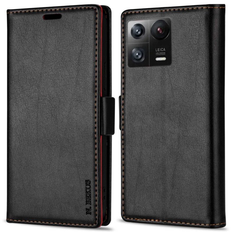 Flip Case Xiaomi 13 Pro Ln.bekus Nahkaefekti