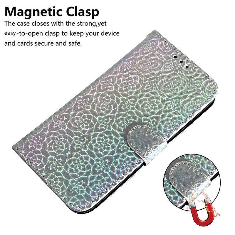 Nahkakotelo Xiaomi 13 Pro Suojaketju Kuori Strappy Disco Style