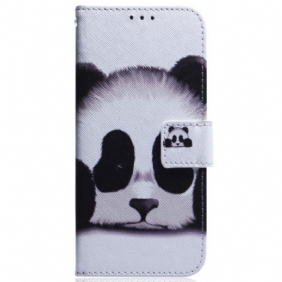 Nahkakotelo Xiaomi 13 Pro Suojaketju Kuori Strappy Panda