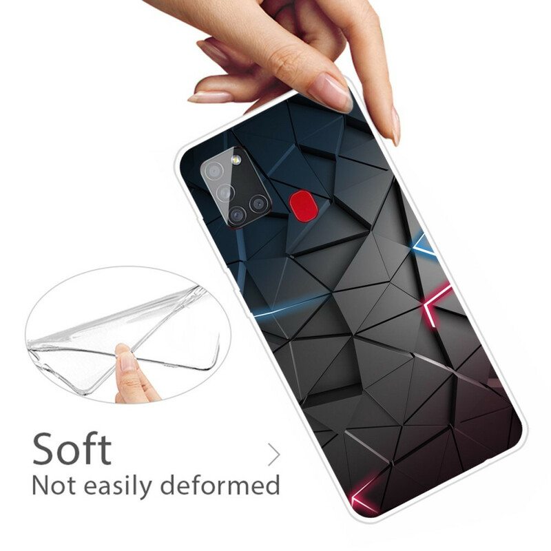 Case Samsung Galaxy A21s Joustava Geometria