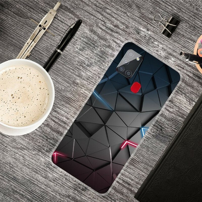 Case Samsung Galaxy A21s Joustava Geometria