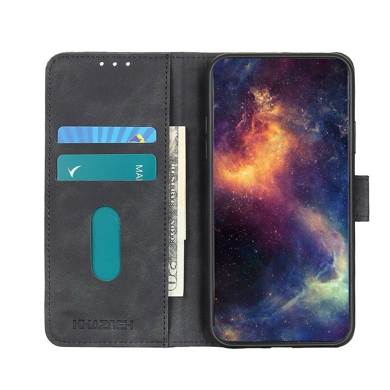 Flip Case Samsung Galaxy A21s Matta Vintage Leather Effect Khazneh