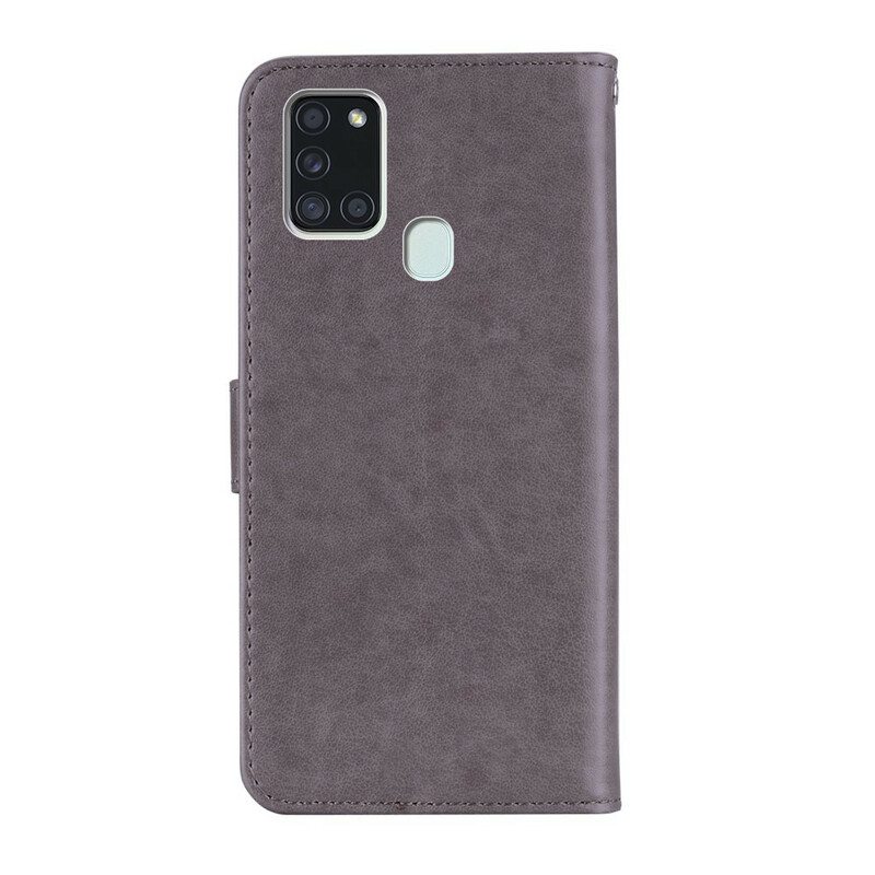 Kotelot Samsung Galaxy A21s Pöllö Mandala Ja Charm