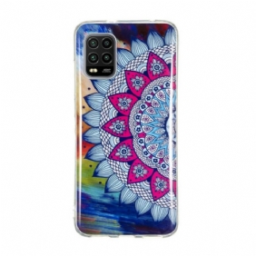 Case Xiaomi Mi 10 Lite Fluoresoiva Värillinen Mandala