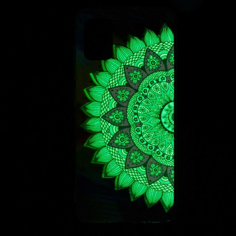 Case Xiaomi Mi 10 Lite Fluoresoiva Värillinen Mandala