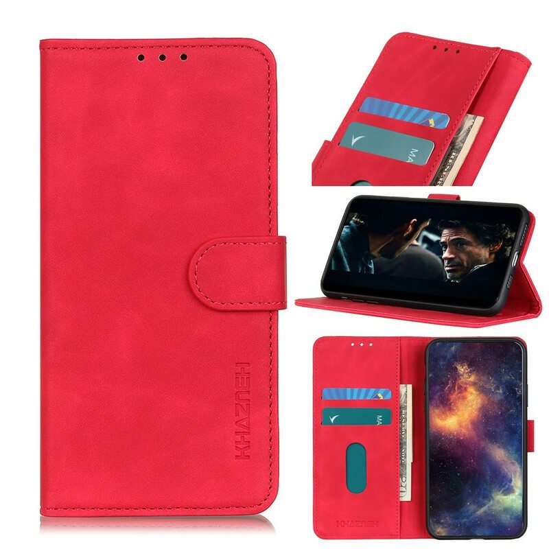 Flip Case Xiaomi Mi 10 Lite Matta Vintage Leather Effect Khazneh