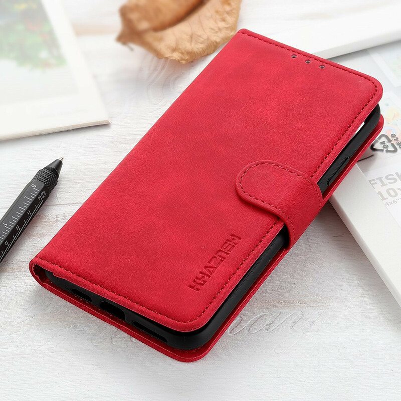 Flip Case Xiaomi Mi 10 Lite Matta Vintage Leather Effect Khazneh