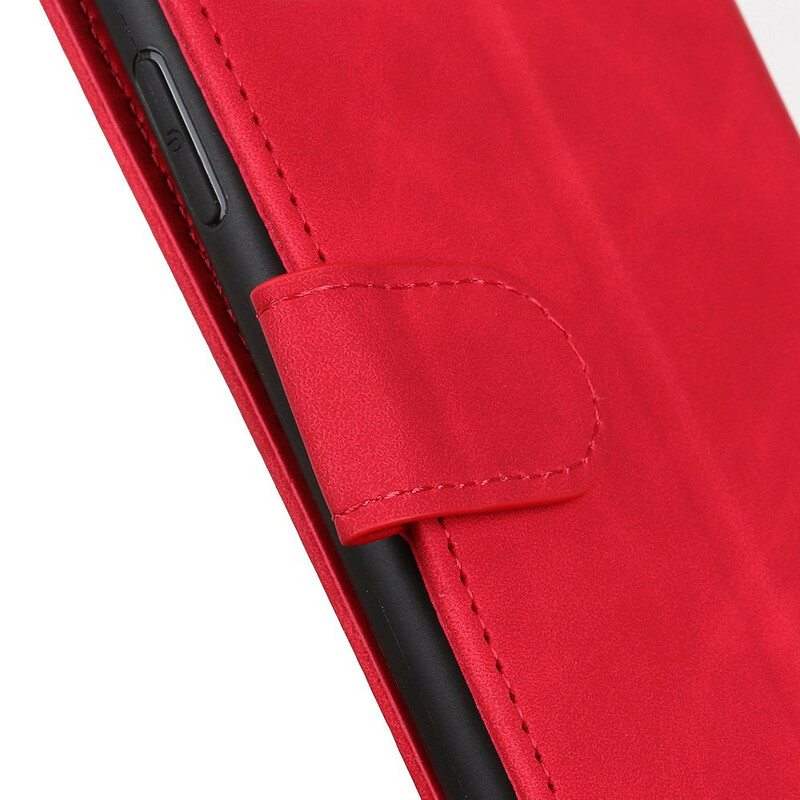 Flip Case Xiaomi Mi 10 Lite Matta Vintage Leather Effect Khazneh