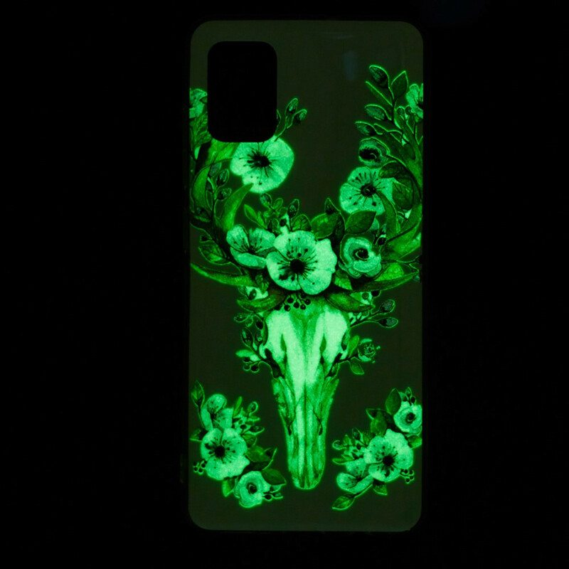 Kuori Xiaomi Mi 10 Lite Fluoresoiva Kukkahirvi