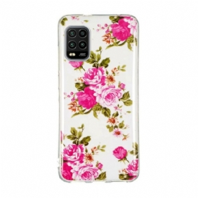 Kuori Xiaomi Mi 10 Lite Fluoresoivat Liberty Flowers